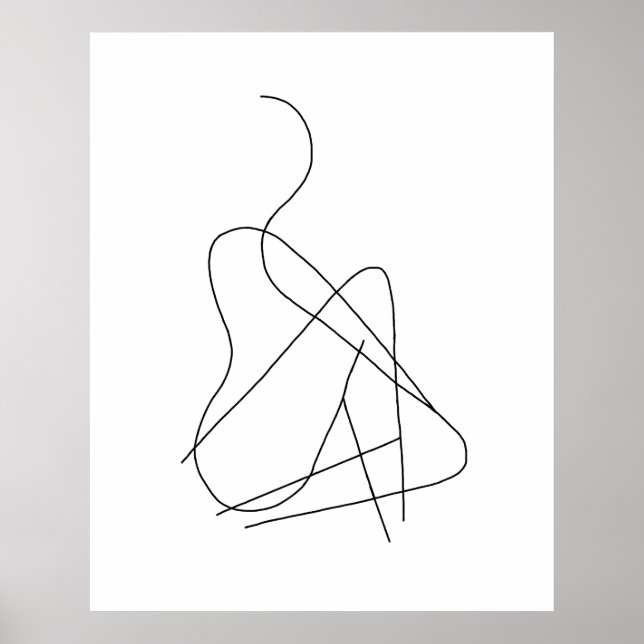 Poster Figure Abstraite 2 (Devant)
