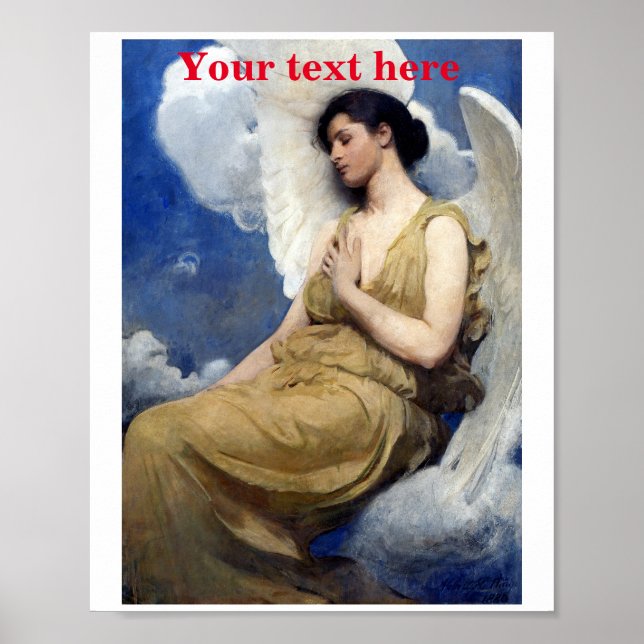 Poster Figure ailée (Devant)