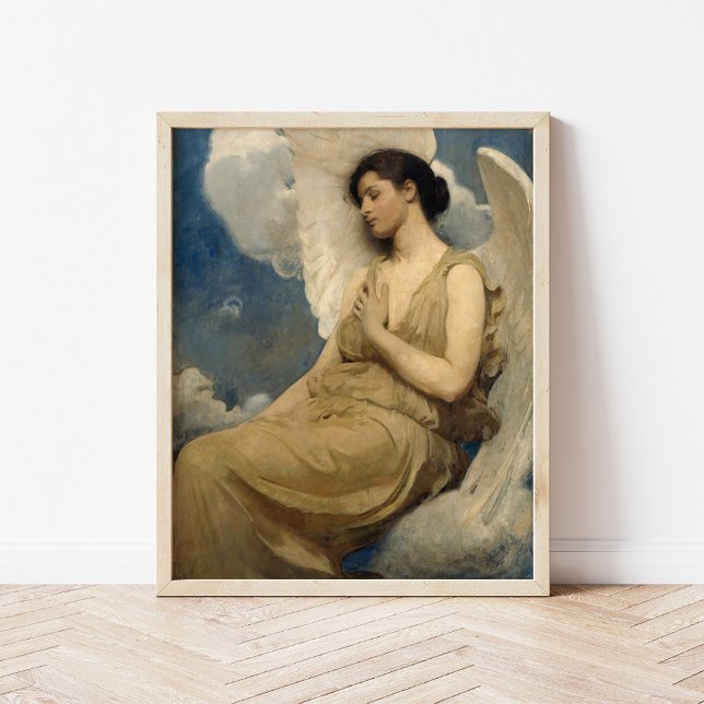 Poster Figure ailée | Abbott Handerson Thayer (Créateur téléchargé)