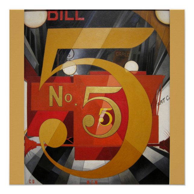 Poster Figure de Cudern Art moderne (Devant)