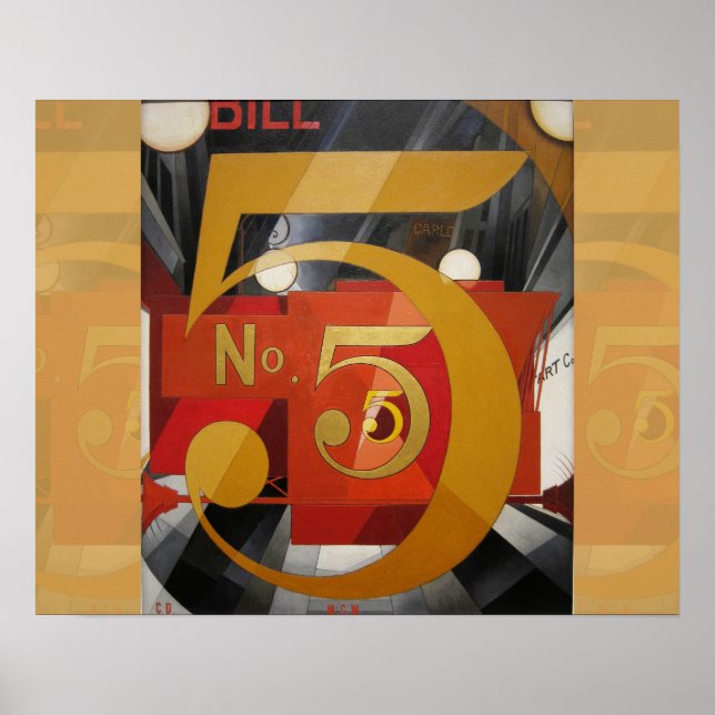 Poster Figure de Cudern Art moderne (Devant)