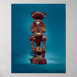 Poster Figure de divinité, République dominicaine