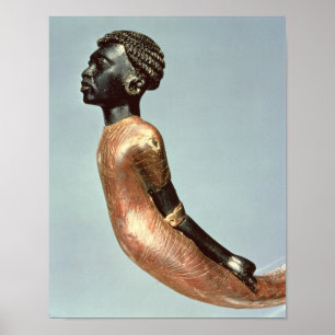 Poster Figure d'un homme africain de fin de
