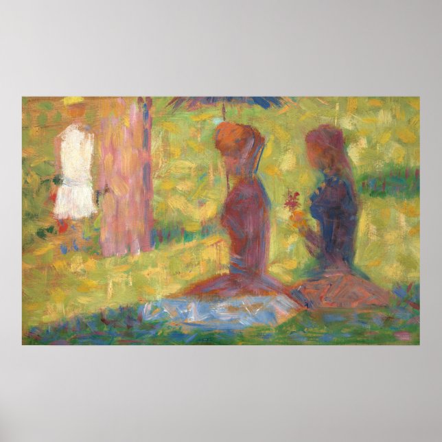 Poster Figures, La Grande Jatte - Georges Seurat Art (Devant)