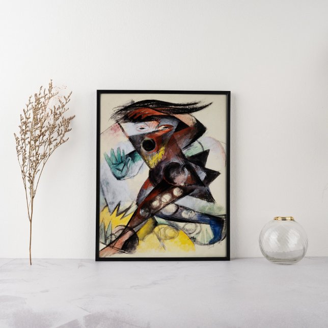 Poster Figurine calibrée pour The Tempest par Franz Marc (Créateur téléchargé)