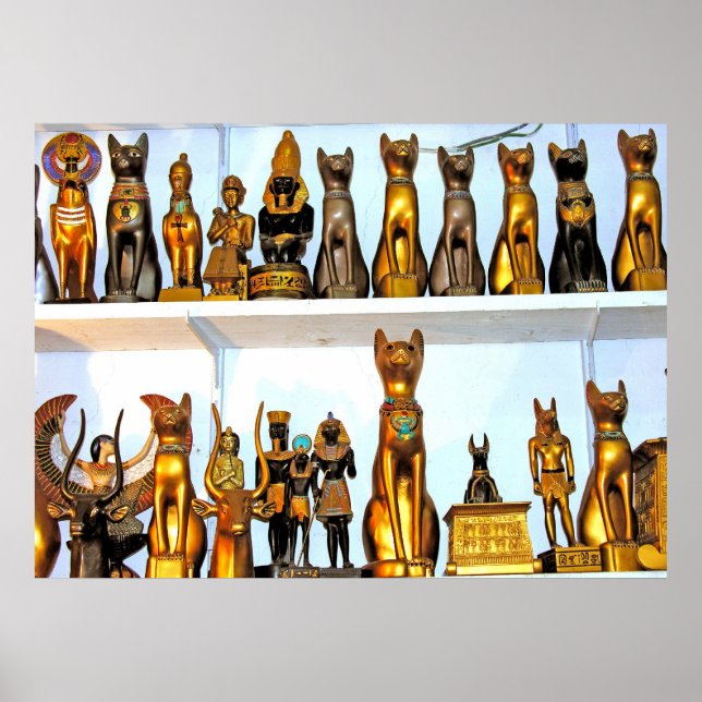 Poster Figurines égyptiennes en albâtre(1) (Devant)