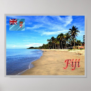 Poster Fiji -  Beach -