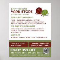 Fil rouge et vert, magasin de Tricots, magasin de 