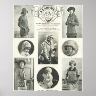 Poster Fil Sig-Knit-Ring 1923