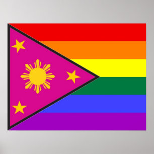 Poster Filipino GLBT Pride Flag