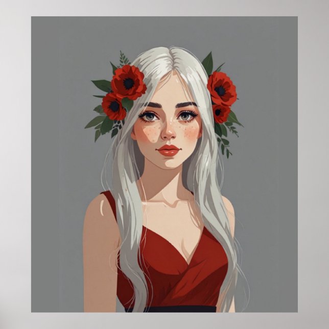 Poster fille (Devant)