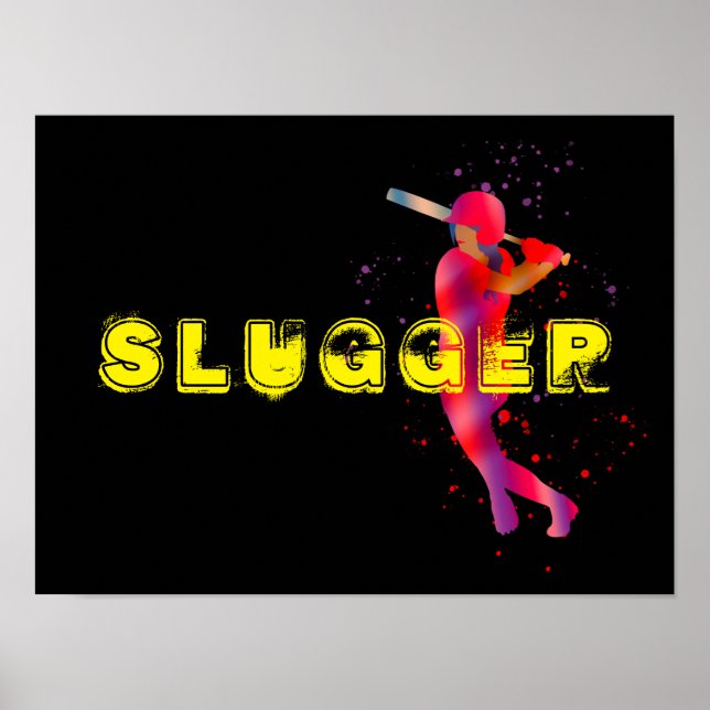 Poster Fille à Bat - Slugger (Devant)