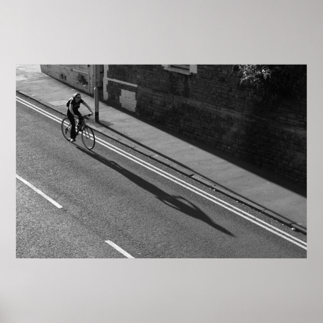 Poster Fille à vélo (Devant)