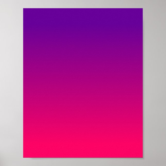Poster Fille brillante rose et violette Ombre (Devant)
