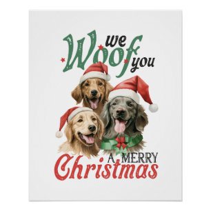Poster Fille cadeau de Noël Joyeux Noël