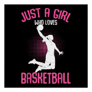 Poster Fille de basketball Femmes