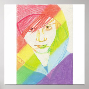 POSTER FILLE DE FIERTÉ