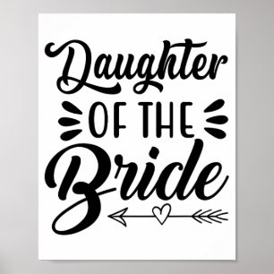 Poster Fille De La Mariage Mariée Fête des mariées Matchi