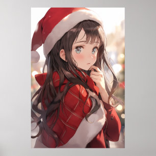 Poster Fille de Noël Anime