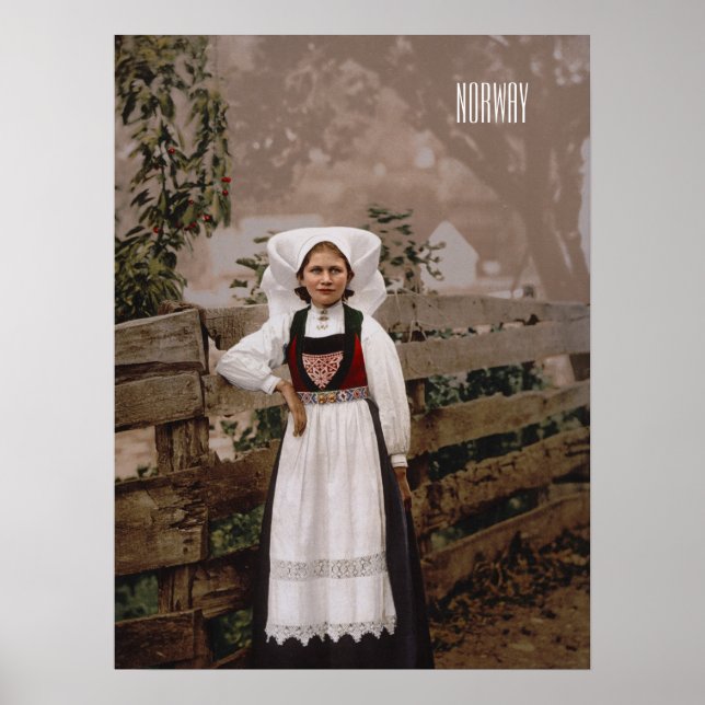 Poster Fille de Norvège (Devant)