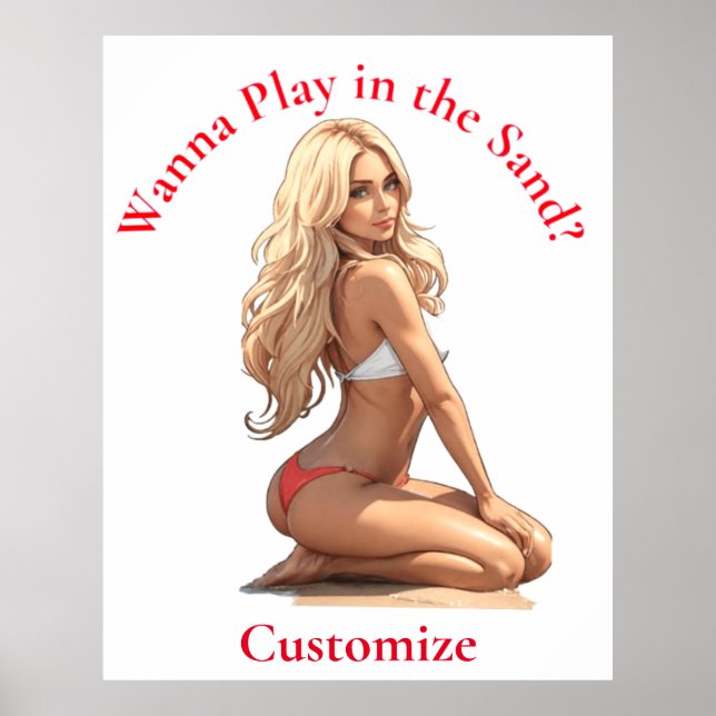 Poster Fille de plage de Bikini Thunder_Cove (Devant)