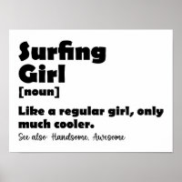 Fille de surf Définition drôle Femmes surfeuses Fi