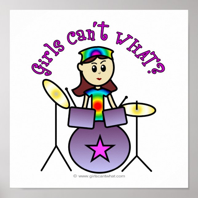 Poster Fille de tambour léger (Devant)