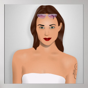 POSTER FILLE D'ÉTÉ