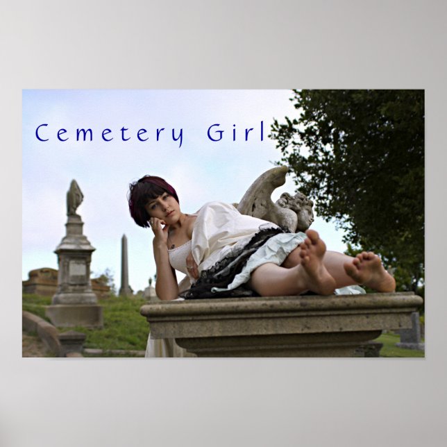 Poster Fille du cimetière (Devant)