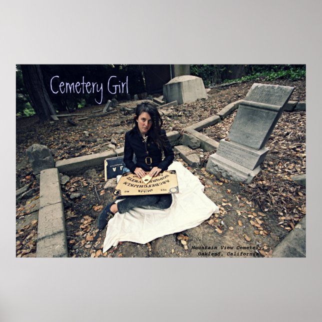 Poster Fille du cimetière (Devant)
