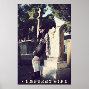 Poster Fille du cimetière