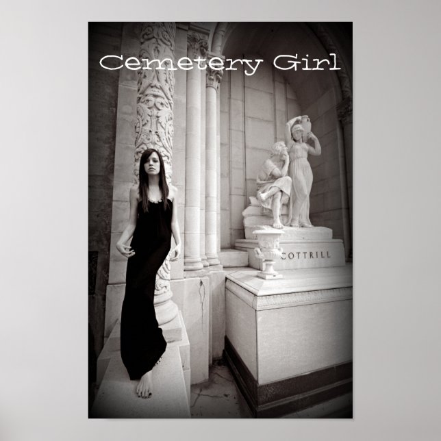 Poster Fille du cimetière (Devant)