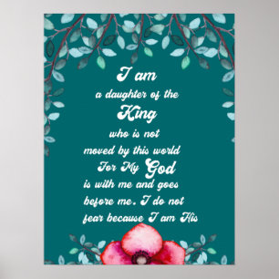 Poster Fille Du Roi Inspirationnel Chrétien