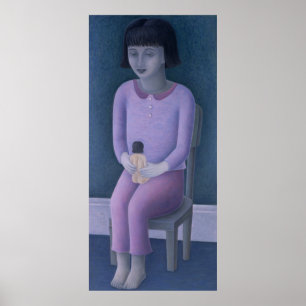Poster Fille et poupée 2003