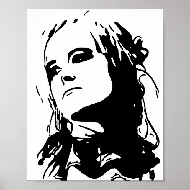 Poster Fille inamuse (Devant)