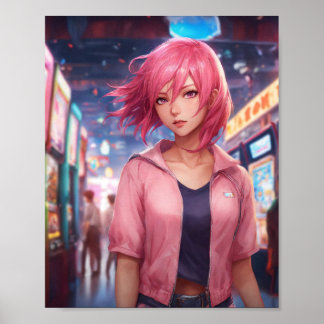 Poster fille intelligente