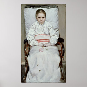 Poster Fille malade