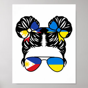 Poster Fille moitié philippine moitié ukrainienne Philipp
