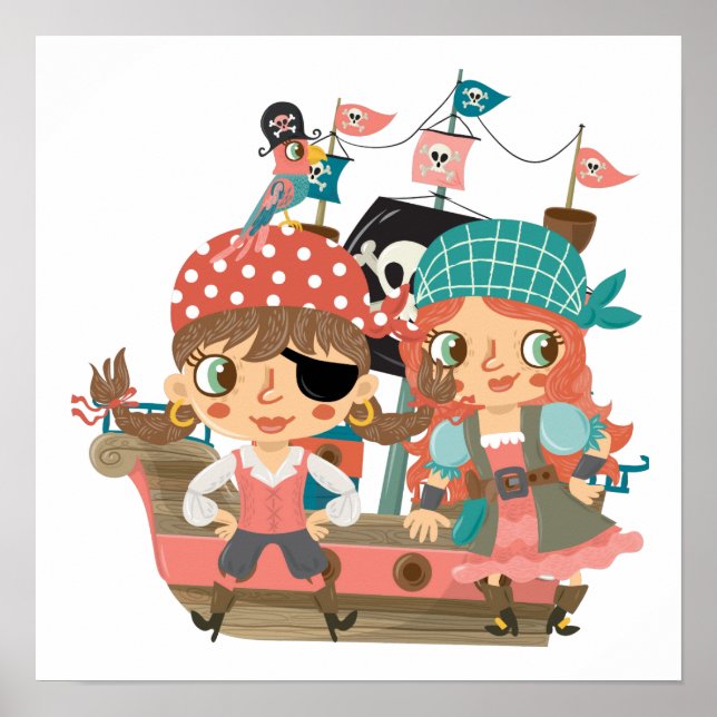 Poster Fille Pirates (Devant)