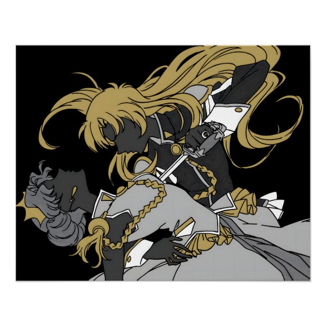 Poster Fille révolutionnaire Utena | Anthy et Utena | (Devant)