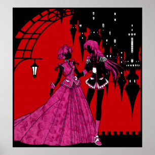 Poster Fille révolutionnaire Utena   Anthy & Utena