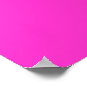 Poster Fille Rose Chaud Couleur Arrière - plan Customiser