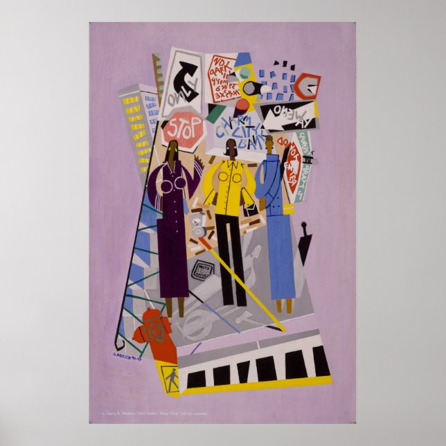 Poster Fille Talkin' après cinq (Devant)