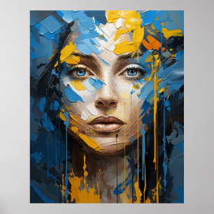 Poster Fille ukrainienne