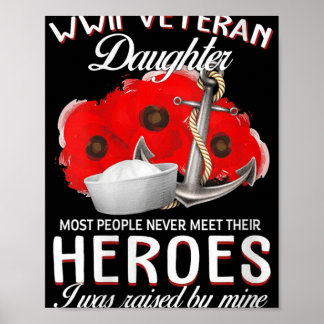 Poster Filles 2ème guerre mondiale Vétérinaires Fille Hér
