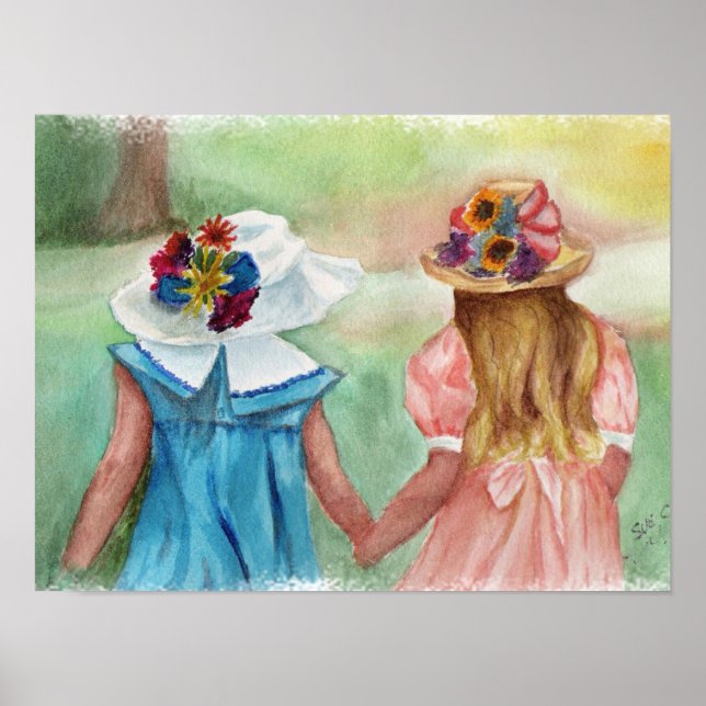 Poster Filles amies pour toujours (Devant)