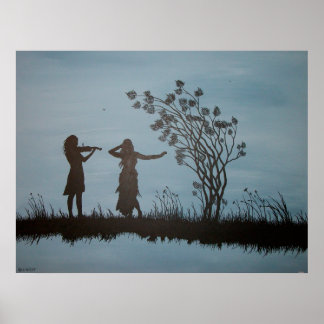 Poster Filles dansantes