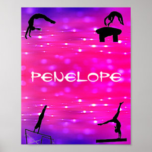 Poster Filles Gymnastique