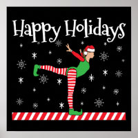 Filles Gymnastique Elfe de Noël