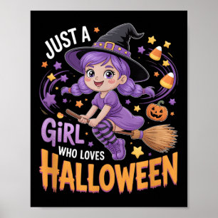 Poster Filles Halloween